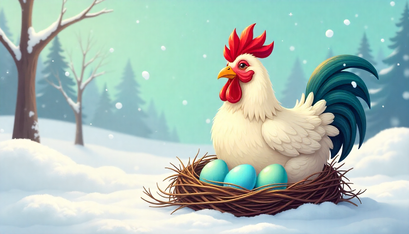 How many eggs does an average chicken produce in their lifetime?